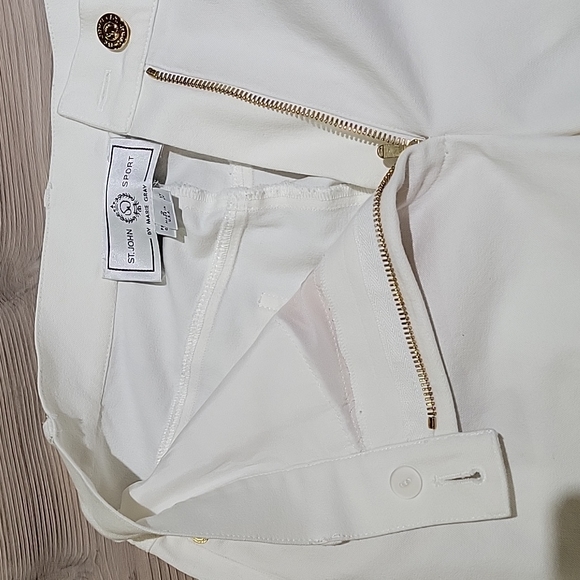 ST. JOHN Sport by Marie Gray  cotton Twill ladies trousers - Picture 8 of 9